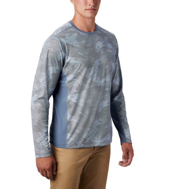 Camisetas Columbia Solar Chill™ 2.0 Long Sleeve Masculino Cinzentas Portugal | 198524-8F7Y