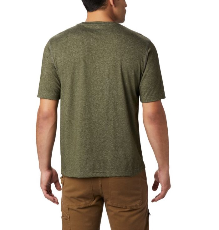 Camisetas Columbia Thistletown Park™ Crew Masculino Verdes Portugal | 121690-NNDU