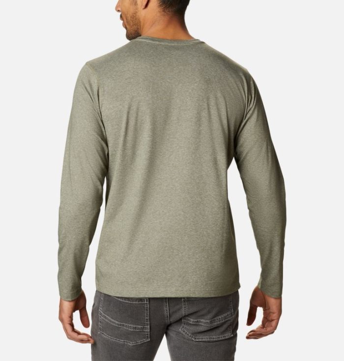 Camisetas Columbia Thistletown Park™ Henley Masculino Verdes Portugal | 150195-PIS6