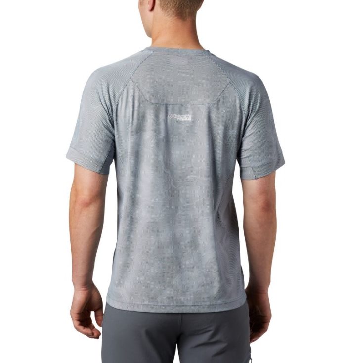 Camisetas Columbia Titan Pass™ Sun Deflector Tee Masculino Cinzentas Escuro Portugal | 172629-BLFO