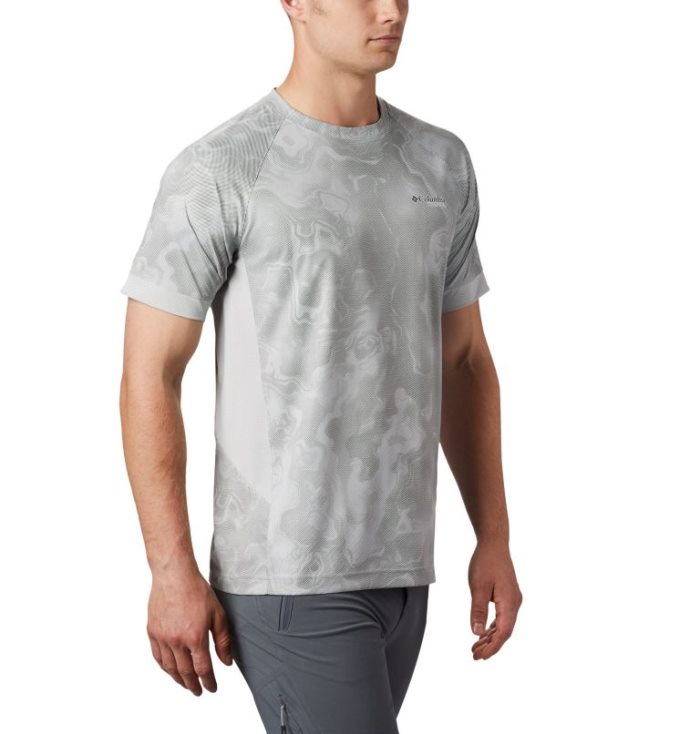 Camisetas Columbia Titan Pass™ Sun Deflector Tee Masculino Cinzentas Portugal | 197513-9PYW