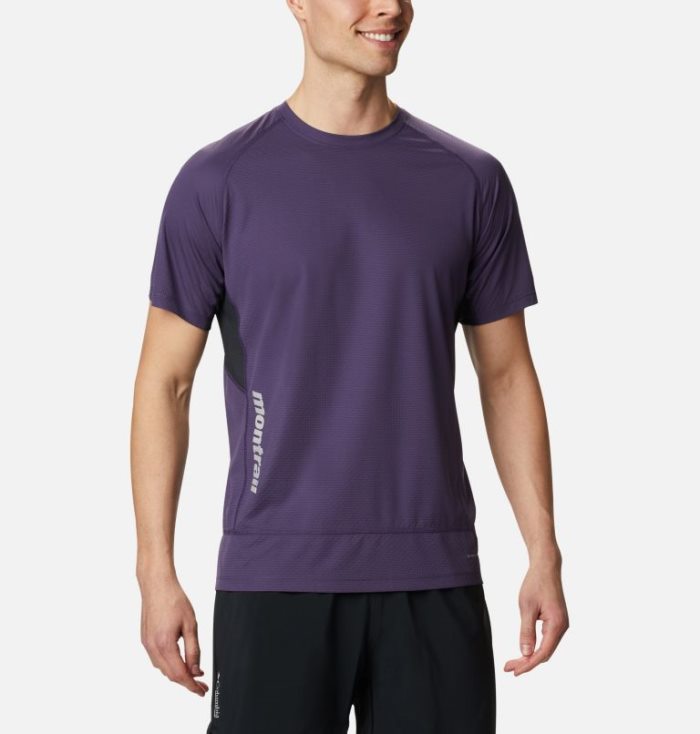 Camisetas Columbia Titan Ultra™ II Curta Sleeve Shirt Masculino Roxo Portugal | 178406-KIMS