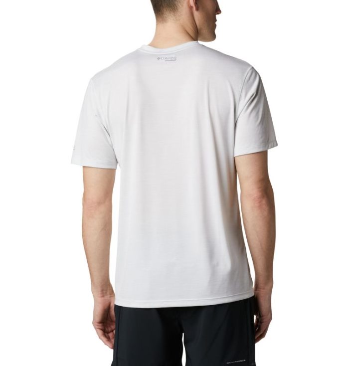 Camisetas Columbia Trinity Trilha™ Gráficas Tee Masculino Branco Portugal | 107536-UYGD