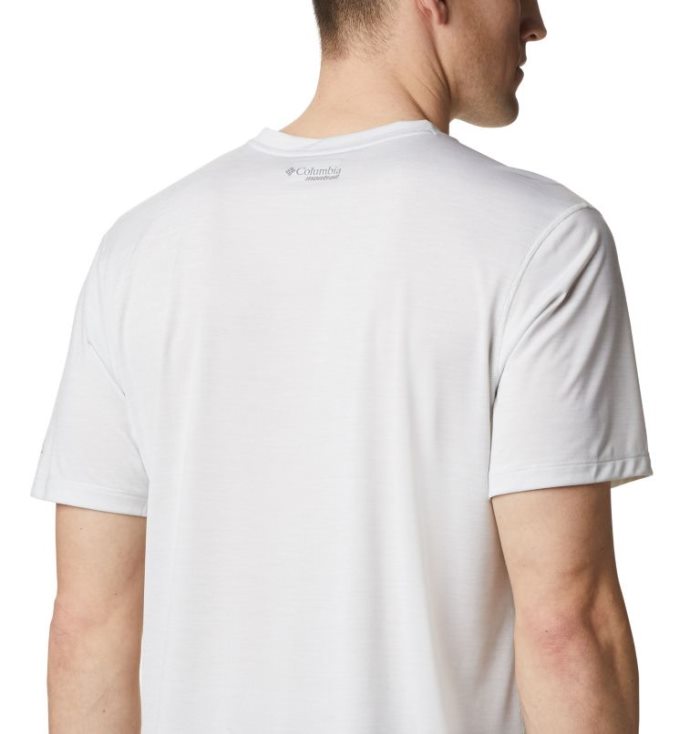 Camisetas Columbia Trinity Trilha™ Gráficas Tee Masculino Branco Portugal | 107536-UYGD