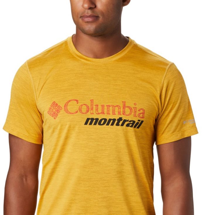 Camisetas Columbia Trinity Trilha™ Gráficas Tee Masculino Luz Douradas Portugal | 144500-DJ77