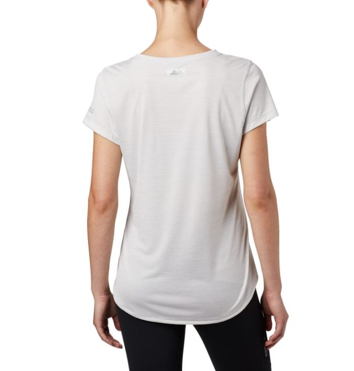 Camisetas Columbia Trinity Trilha™ II Gráficas Feminino Branco Portugal | 192625-IXI5