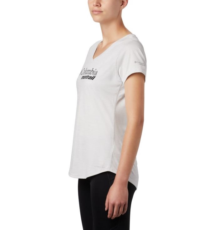 Camisetas Columbia Trinity Trilha™ II Gráficas Feminino Branco Portugal | 192625-IXI5