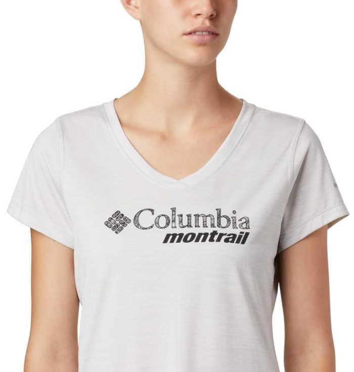 Camisetas Columbia Trinity Trilha™ II Gráficas Feminino Branco Portugal | 192625-IXI5