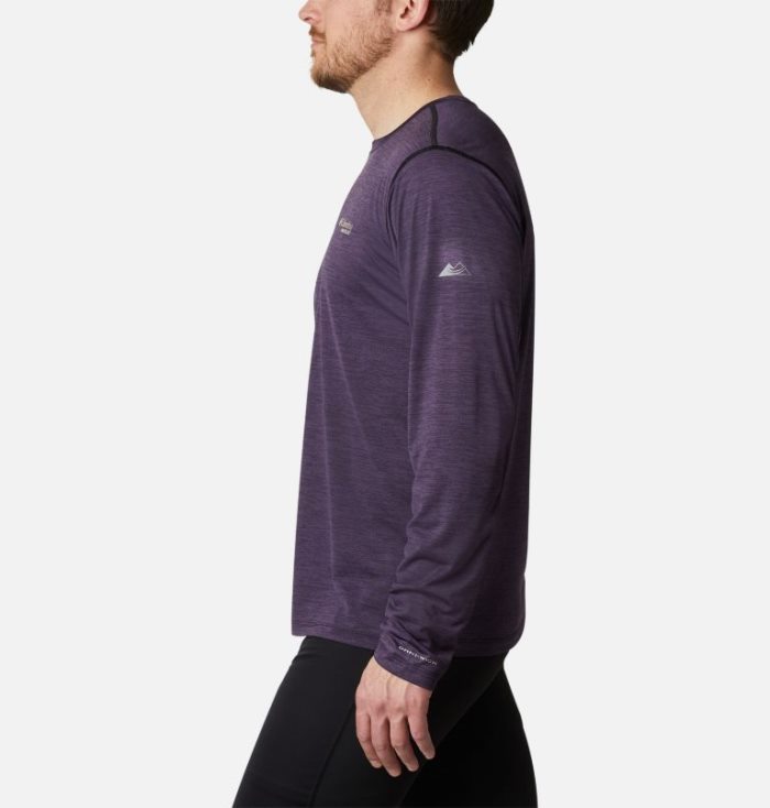 Camisetas Columbia Trinity Trilha™ II Long Sleeve Shirt Masculino Roxo Portugal | 186625-V573