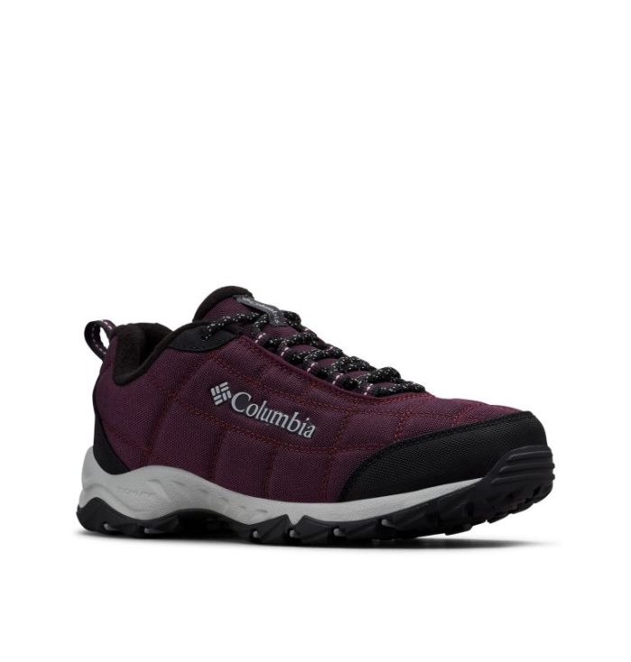 Tenis Columbia Firecamp™ Fleece Forradas Shoe Feminino Bordeaux Cinzentas Portugal | 140820-RX7V