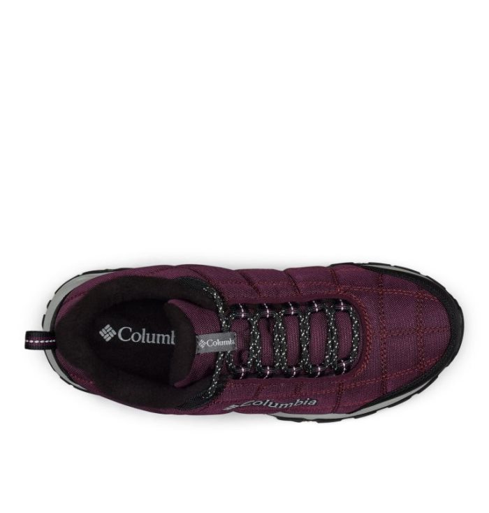 Tenis Columbia Firecamp™ Fleece Forradas Shoe Feminino Bordeaux Cinzentas Portugal | 140820-RX7V