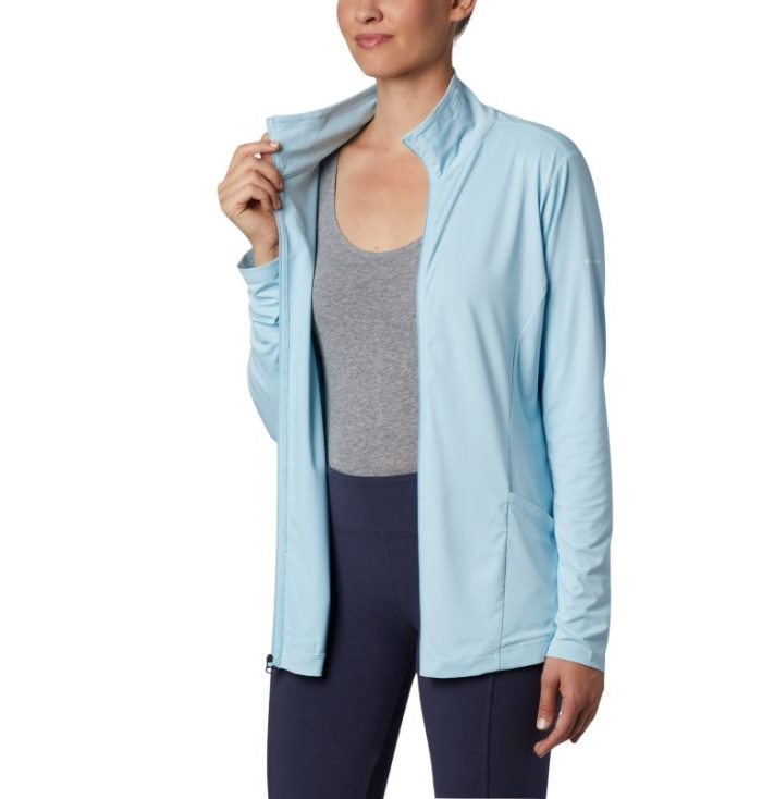 Tops Columbia Chill River™ Full Zip Jaqueta Feminino Azuis Portugal | 115125-FOEL