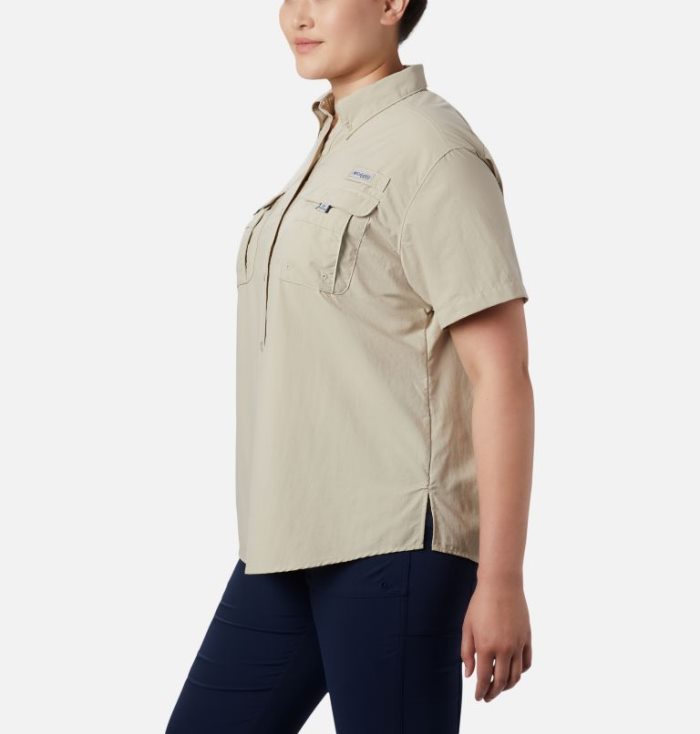 Tops Columbia PFG Bahama™ Curta Sleeve Feminino Bege Portugal | 127806-OHWR