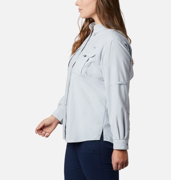 Tops Columbia PFG Bahama™ Long Sleeve Feminino Luz Cinzentas Portugal | 120773-UIEW