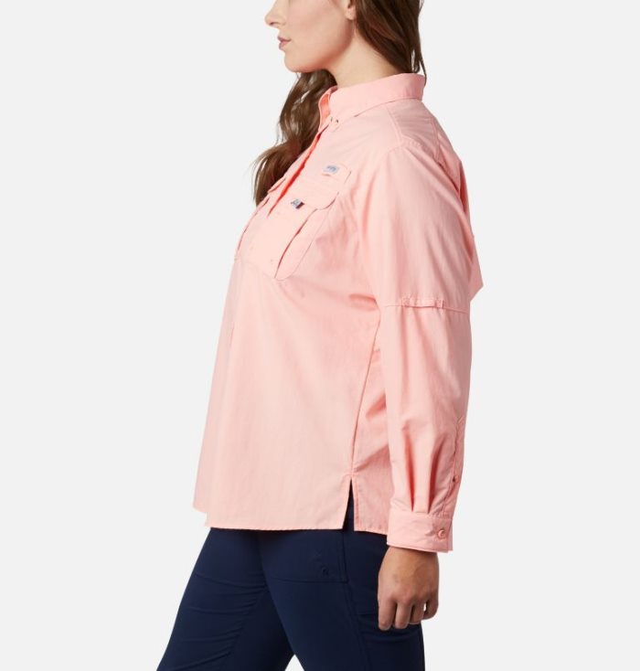 Tops Columbia PFG Bahama™ Long Sleeve Feminino Rosa Portugal | 127073-7FG9