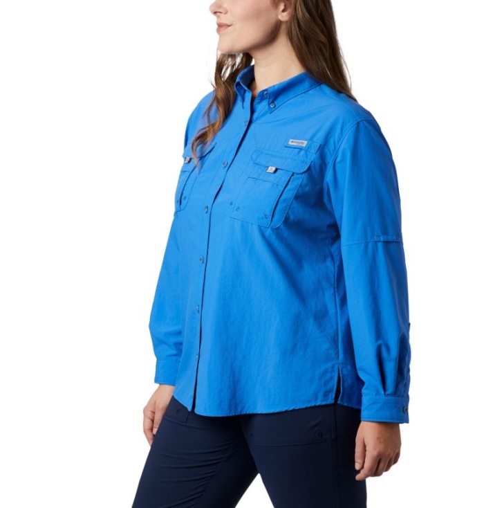 Tops Columbia PFG Bahama™ Long Sleeve Feminino Azuis Portugal | 161630-G7VQ