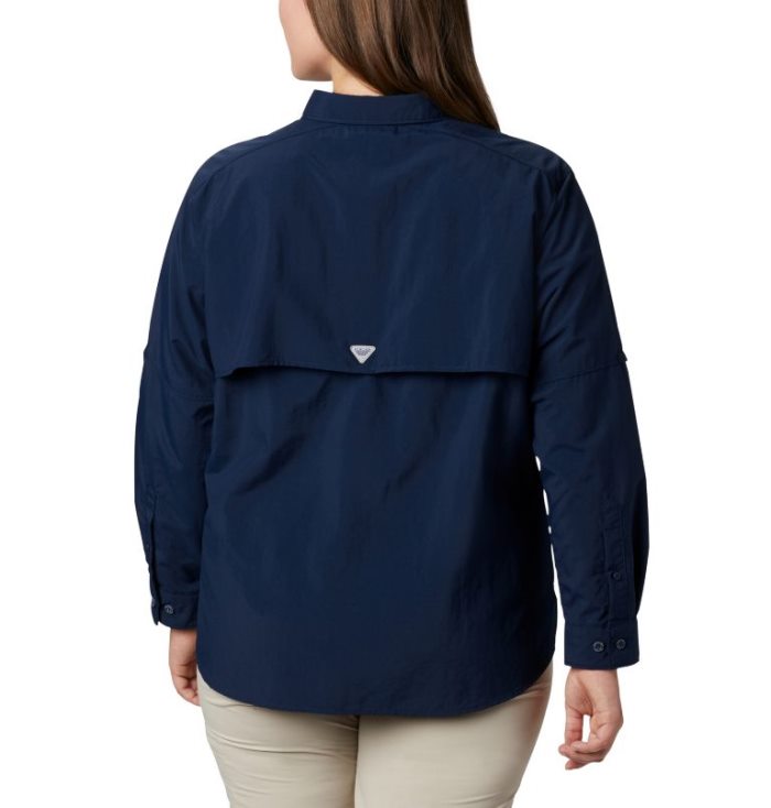 Tops Columbia PFG Bahama™ Long Sleeve Feminino Azul Marinho Portugal | 174974-XQ83