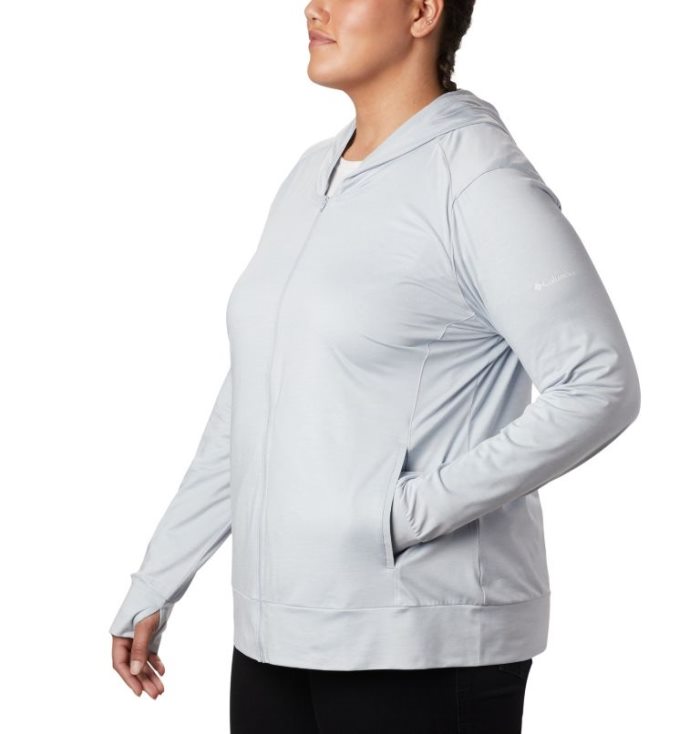 Tops Columbia Place To Place™ II Full Zip Feminino Luz Cinzentas Portugal | 181884-K5OB