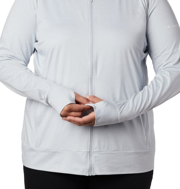 Tops Columbia Place To Place™ II Full Zip Feminino Luz Cinzentas Portugal | 181884-K5OB