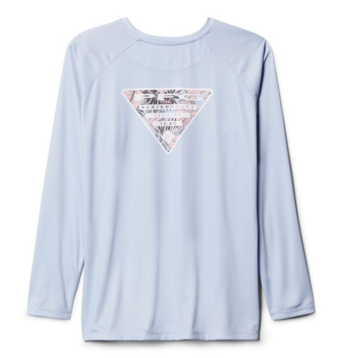 Tops Columbia Tidal Tee PFG Printed Triangle™ Long Sleeve Shirt Feminino Luz Cinzentas Portugal | 116925-9MWS