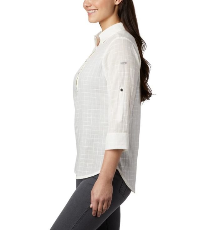 Túnica Columbia Summer Ease™ Popover Túnica Feminino Branco Portugal | 103357-204D