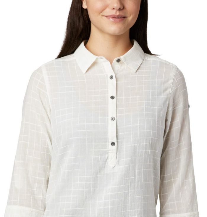 Túnica Columbia Summer Ease™ Popover Túnica Feminino Branco Portugal | 103357-204D