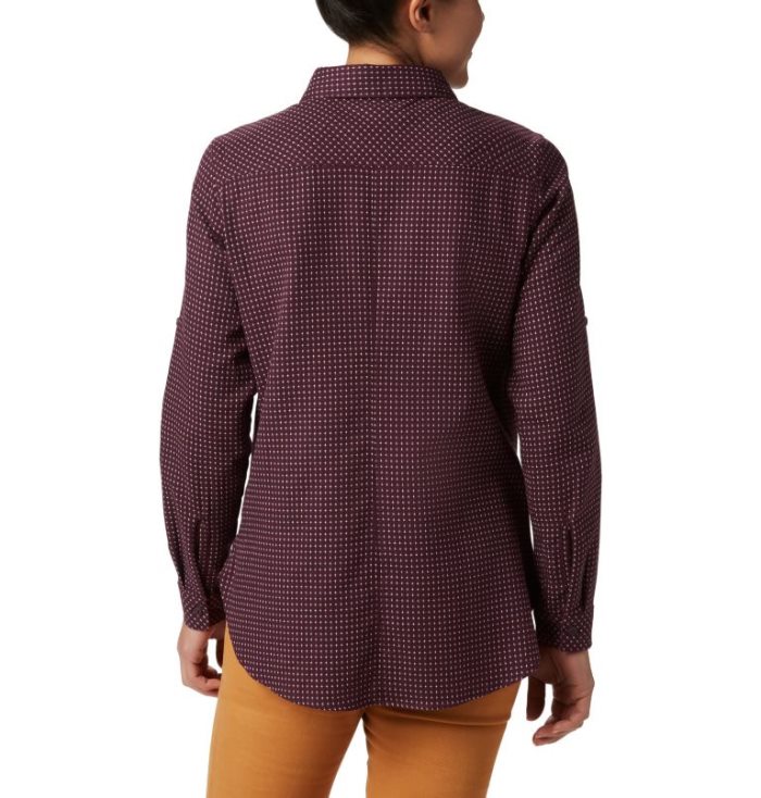 Túnica Columbia Times Two™ Long Sleeve Túnica Feminino Bordeaux Portugal | 116171-A8E0