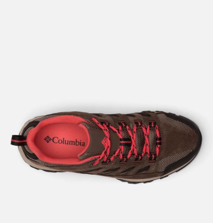 Tênis De Caminhada Columbia Crestwood™ Caminhada Shoe Feminino Marrom Vermelhas Coral Portugal | 180029-GGPS