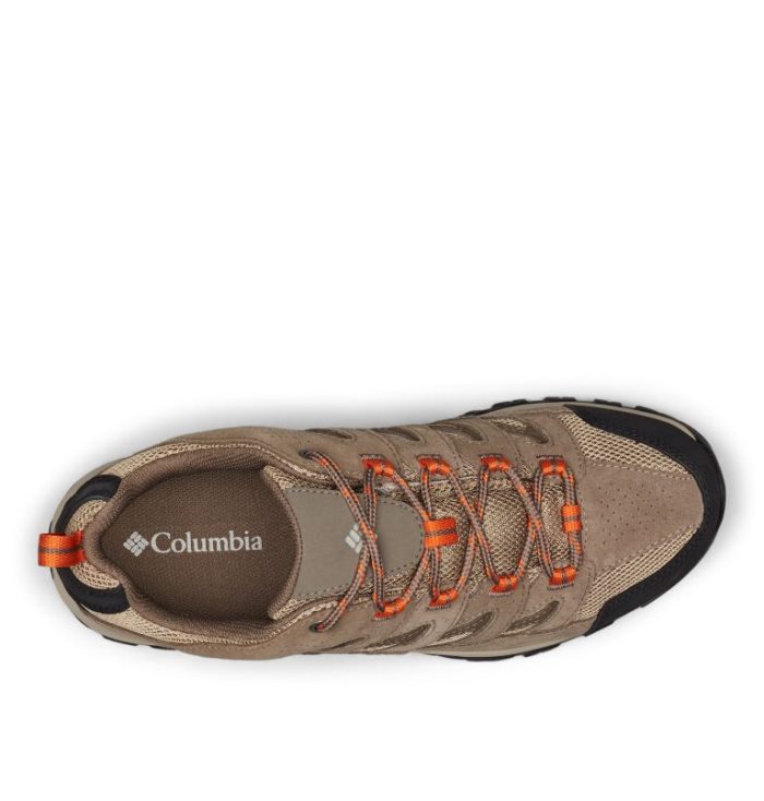 Tênis De Caminhada Columbia Crestwood™ Impermeáveis Caminhada Shoe Masculino Marrom Amarelas Portugal | 100415-BCGJ