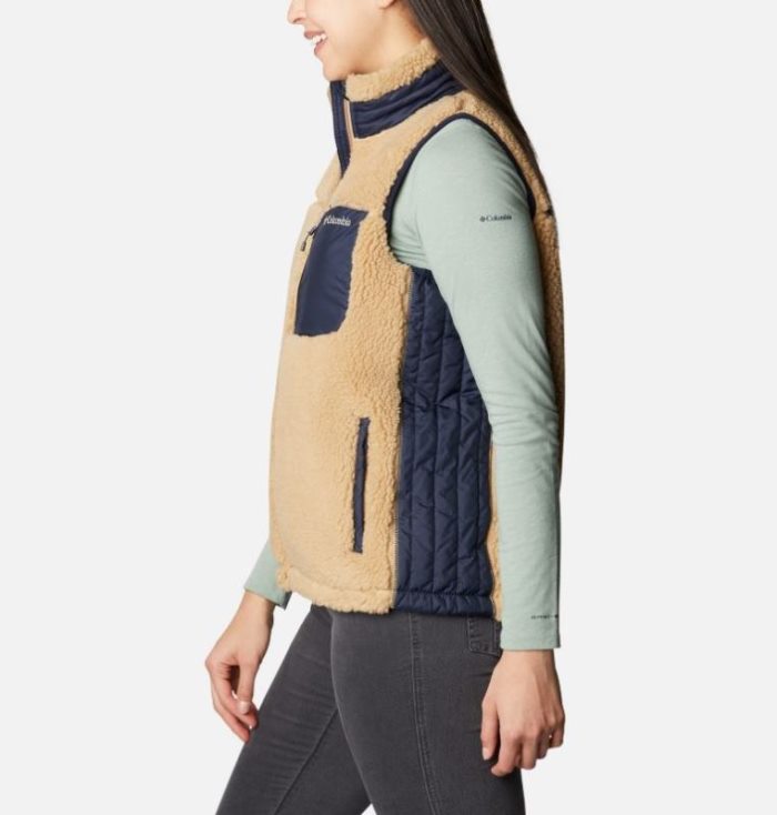 Coletes Columbia Archer Ridge™ II Vest Feminino Marrom Azuis Escuro Portugal | 114870-217D