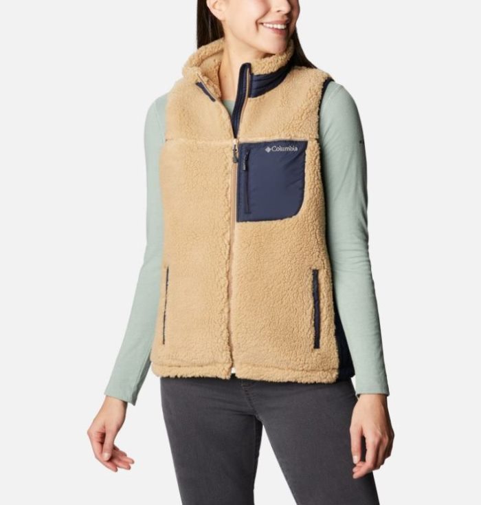 Coletes Columbia Archer Ridge™ II Vest Feminino Marrom Azuis Escuro Portugal | 114870-217D