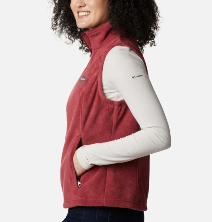 Coletes Columbia Benton Springs™ Vest Feminino Vermelhas Portugal | 153674-M0AW