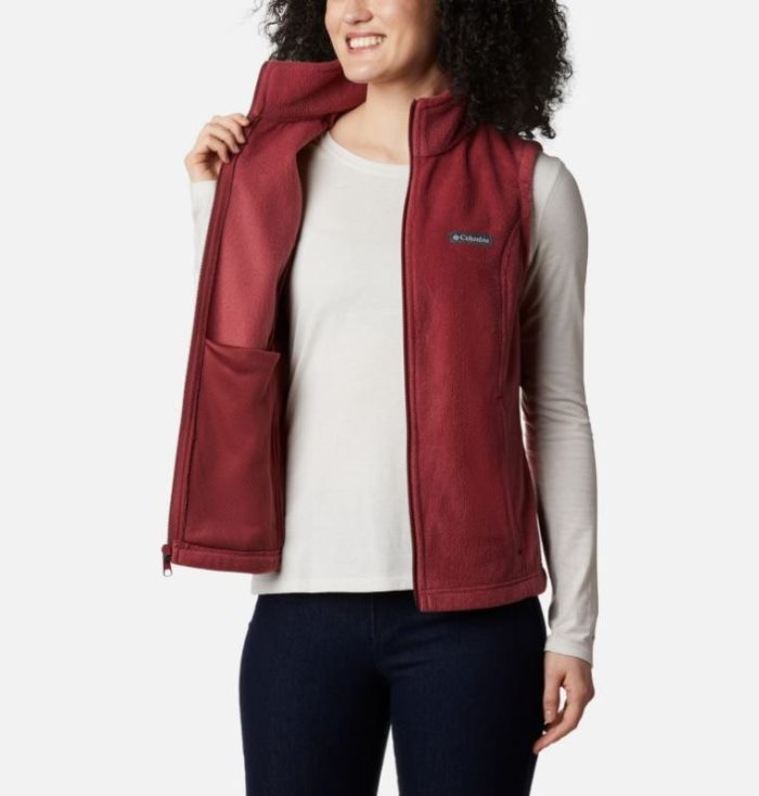 Coletes Columbia Benton Springs™ Vest Feminino Vermelhas Portugal | 153674-M0AW