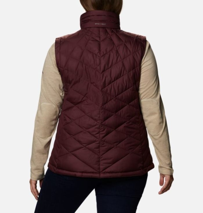 Coletes Columbia Heavenly™ Vest Feminino Vermelhas Escuro Portugal | 144830-FV9T