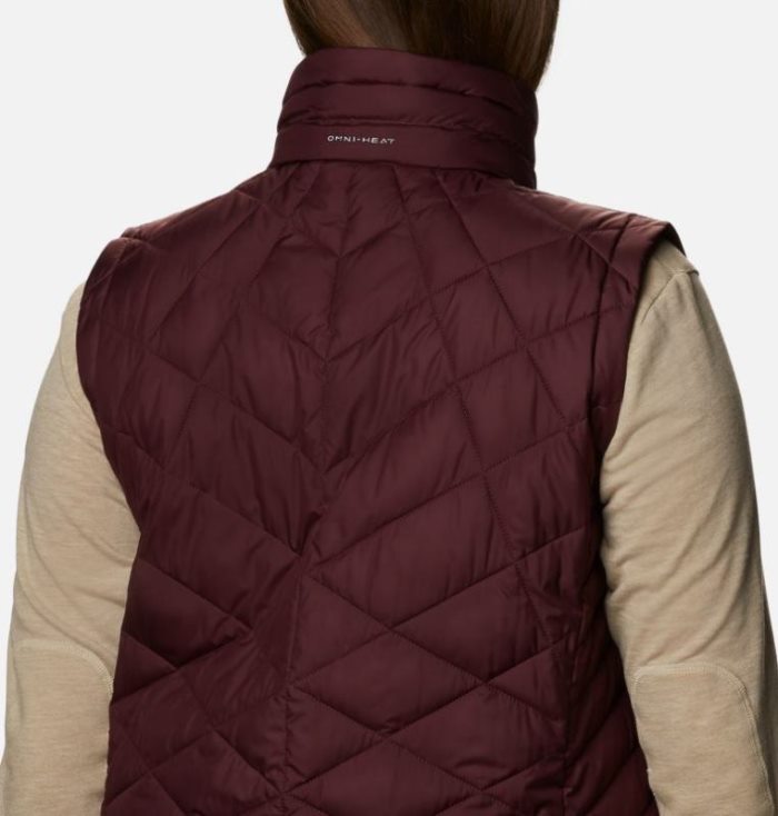 Coletes Columbia Heavenly™ Vest Feminino Vermelhas Escuro Portugal | 144830-FV9T