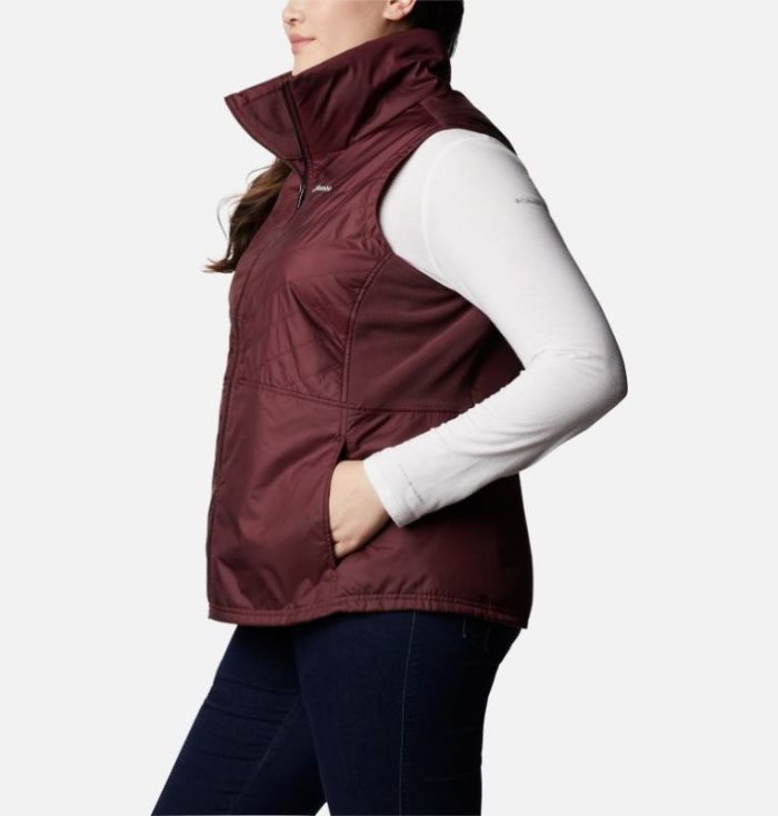 Coletes Columbia Mix It Around™ II Vest Feminino Vermelhas Escuro Portugal | 175505-SNQC