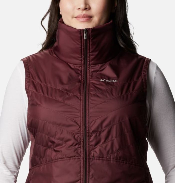 Coletes Columbia Mix It Around™ II Vest Feminino Vermelhas Escuro Portugal | 175505-SNQC