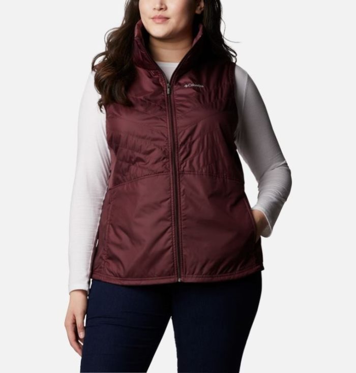 Coletes Columbia Mix It Around™ II Vest Feminino Vermelhas Escuro Portugal | 175505-SNQC