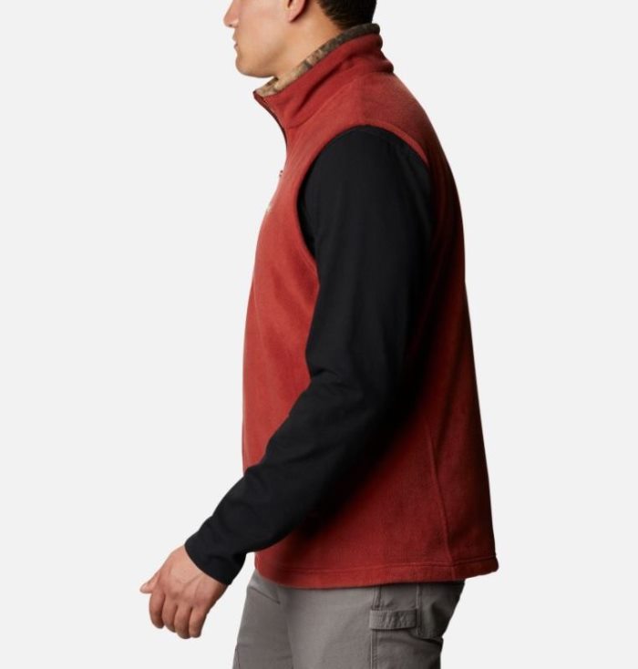 Coletes Columbia PHG Fleece Vest Masculino Vermelhas Portugal | 173566-N6WO