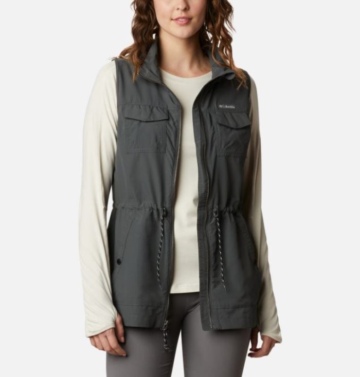 Coletes Columbia Silver Ridge™ Vest Feminino Cinzentas Escuro Portugal | 125747-WS8B